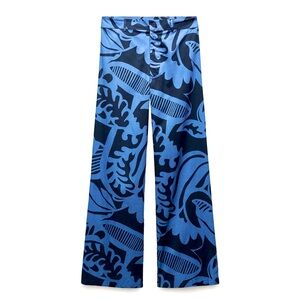 Zara ZW Collection Printed Pant M